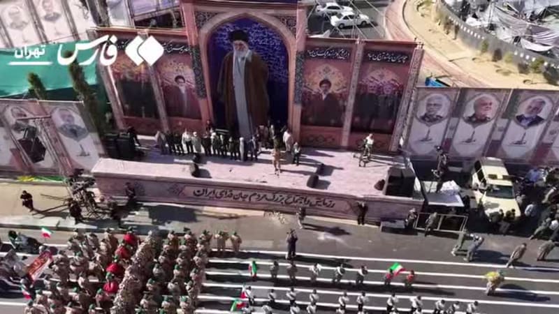 صف‌آرایی یگان‌های مردمی جان‌فدا در رزمایش امروز