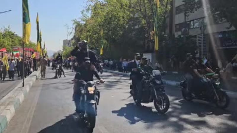 رژه موتورسواران جانفدای ایران